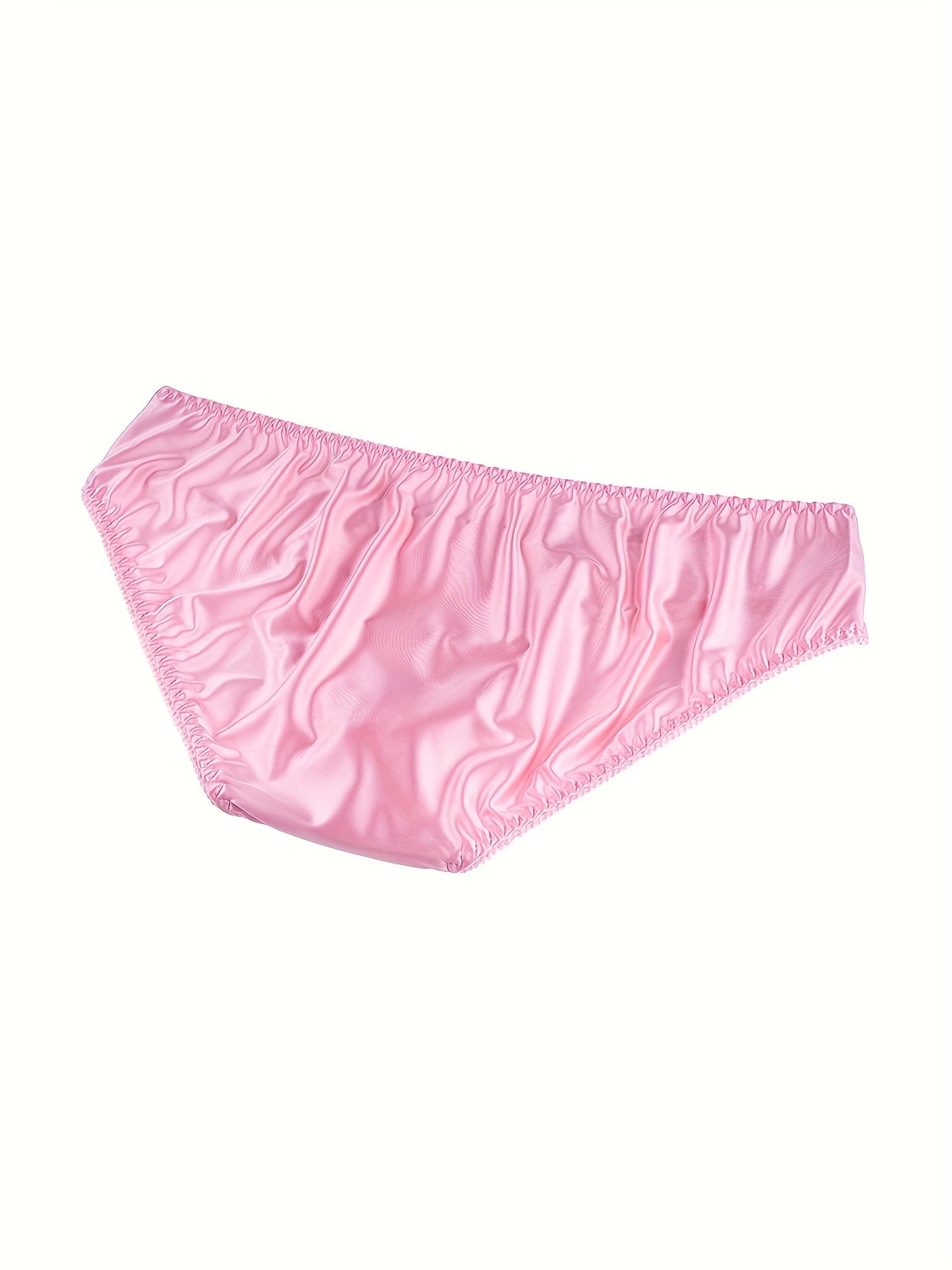 YAULAANG Men'S Sexy Lace Trim Briefs - High-Waisted Low-Rise Underwear with Smooth Texture, Breathable & Stretchy Fabric, Solid Color Design for Casual Attire, High Waisted Underwear, Comfortable Fit