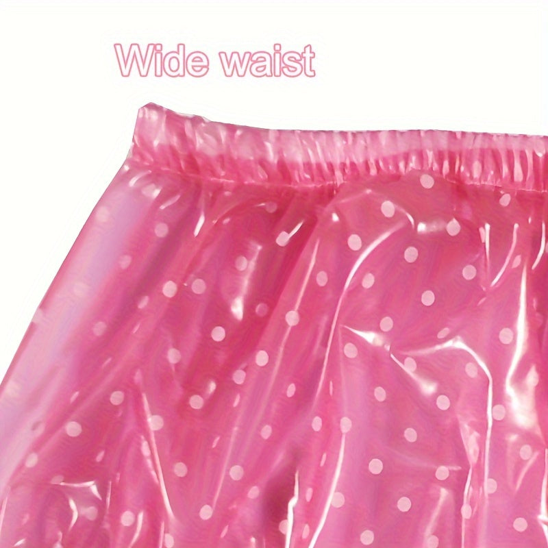 Plastic Panties PVC Underwear Leakproof Pants for Men Women, soft Transparent, Washable and Reusable