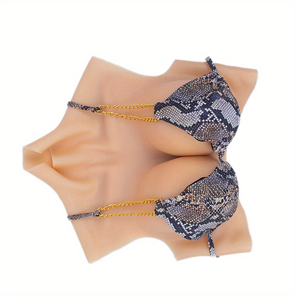 New Style Updated Artificial Clavicle and Ribs Silicone Comfortable Breast Form High Neck Style & Gel Filled Soft and Comfortable 200% Stretch for Crossdresser Cosplayer Trans Drag Queen Party C, D, E, G Cup