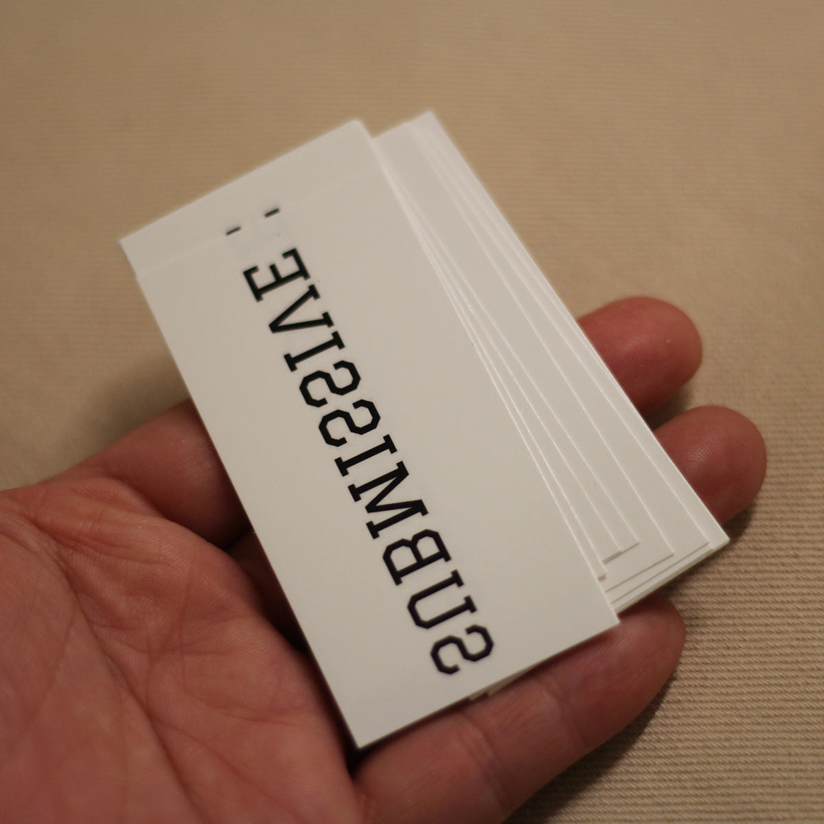 [Waterproof] Submissive Temporary Tattoo Stickers | Waterproof, Hypoallergenic & Long-Lasting | Cute Body Art for Men and Women